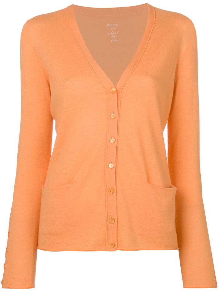 Marc Cain Patch Pocket Cardigan - Yellow & Orange