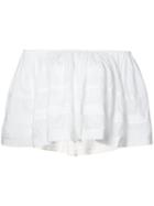 Maison Rabih Kayrouz - Off Shoulder Blouse - Women - Silk/cotton - 36, White, Silk/cotton