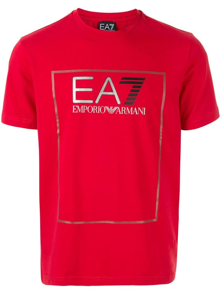Ea7 Emporio Armani Tshirt Ea7 Box - Red