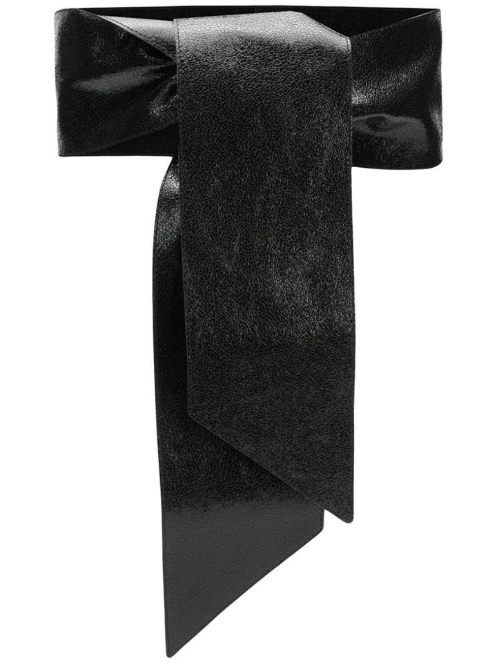 Orciani Wrap Tie Belt - Black