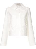Nina Ricci Textured Shirt Jacket - White