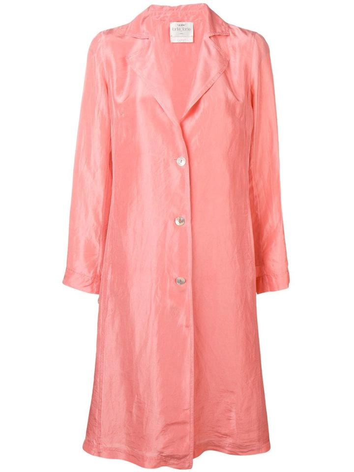 Forte Forte Pompelmo Rosa Coat - Pink