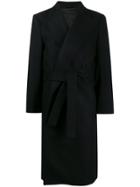 Christian Pellizzari Tie Waist Coat - Black