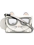Karl Lagerfeld K/ikonik Choupette Crossbody Bag - White