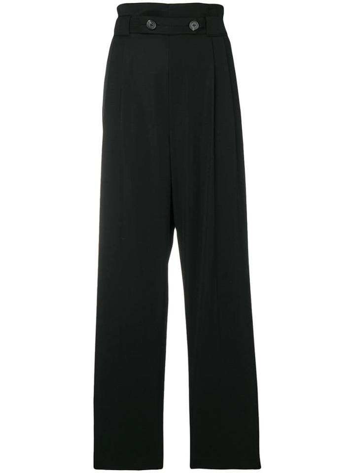Helmut Lang Straight Trousers - Black