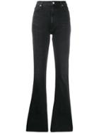 Citizens Of Humanity Georgia High-rise Flared Jeans - Black