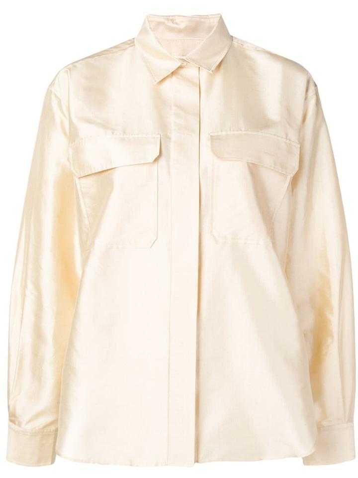 Toteme Oversized Shirt - Neutrals