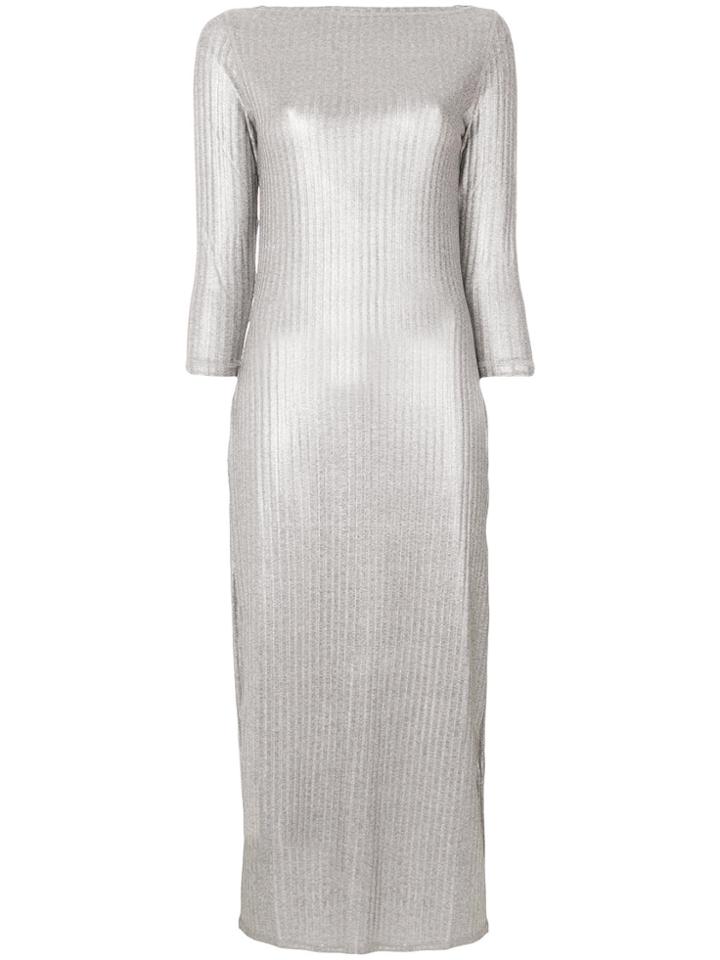 Diesel Scoop Neck Dress - Metallic