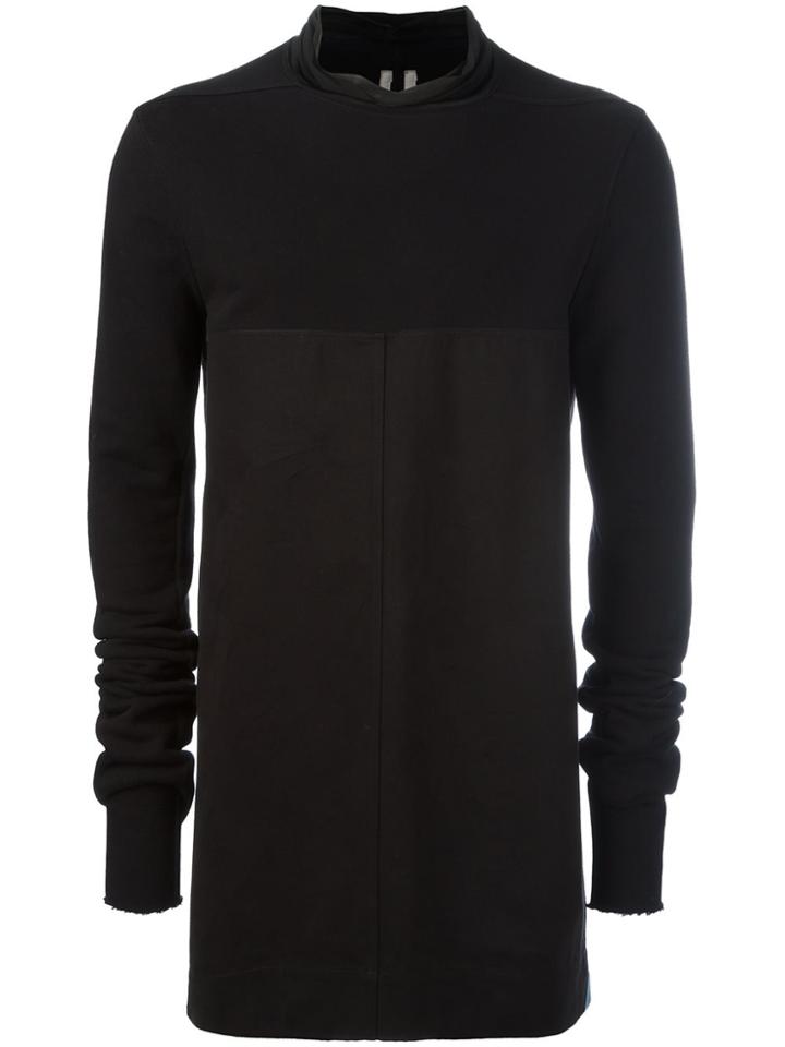 Rick Owens Cowl Neck Top - Black