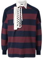 Facetasm Striped Cholombiano Polo Shirt - Red
