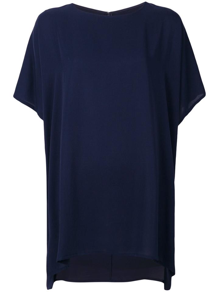 Y's Relaxed Fit Blouse - Blue