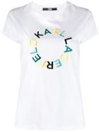 Karl Lagerfeld Circle Logo T-shirt - White