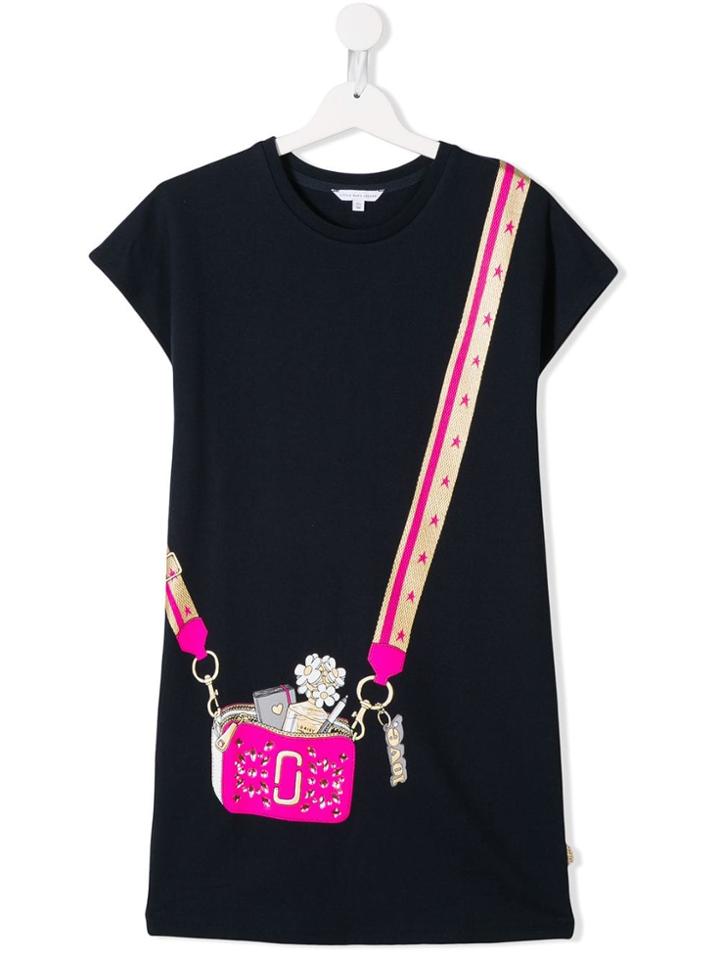 Little Marc Jacobs Snapshop Bag Dress - Blue