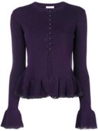 See By Chloé Peplum Knit Cardigan - Unavailable