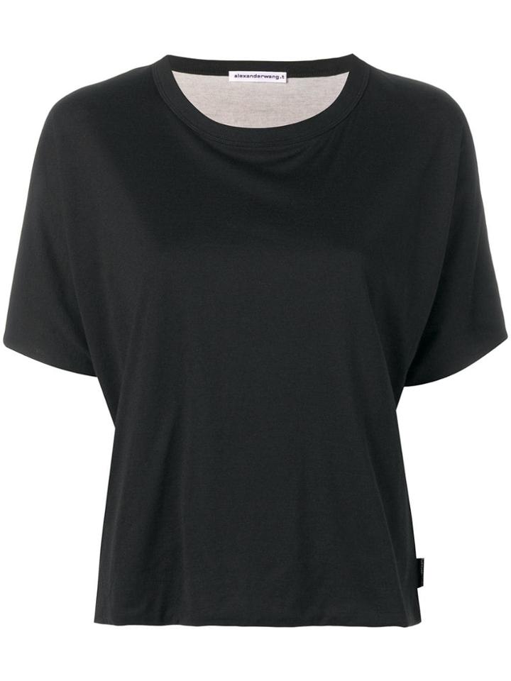 T By Alexander Wang Round Neck T-shirt - Black