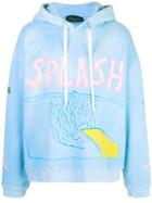 Lost Daze Splash Logo Hoodie - Blue