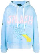 Lost Daze Splash Logo Hoodie - Blue