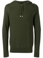 Ron Dorff Zipped Hooded Sweater - Green