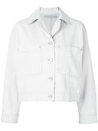 Vince Oversized Denim Jacket - Nude & Neutrals