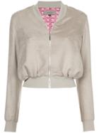 Han Ahn Soon Cropped Zip Jacket - Grey