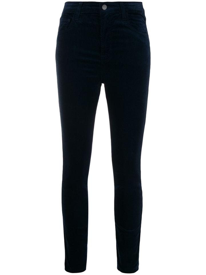 J Brand Leenah Slim-fit Trousers - Blue
