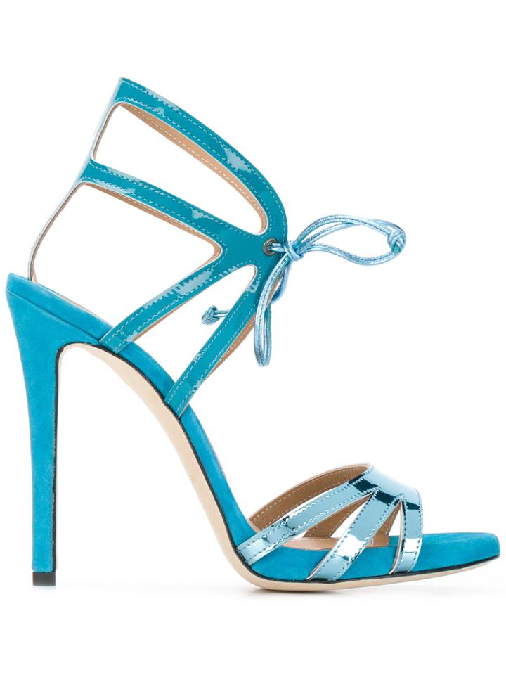 Marc Ellis Lace-up Sandals - Blue