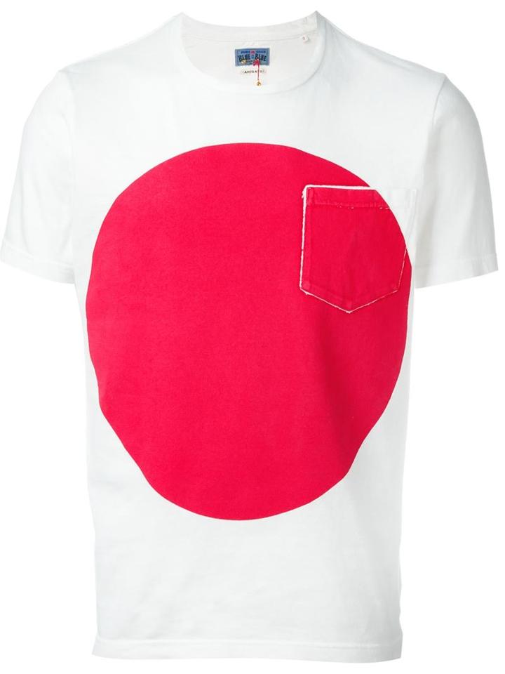 Blue Blue Japan - Dot Print T-shirt - Men - Cotton - L, White, Cotton