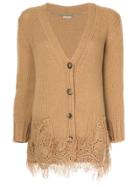 Ermanno Scervino Relaxed Fit Cardigan - Brown