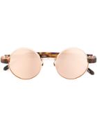 Linda Farrow '369' Sunglasses - Brown