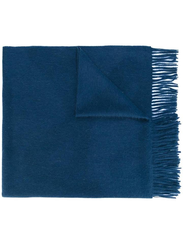 Won Hundred 'caden' Scarf, Adult Unisex, Blue, Wool