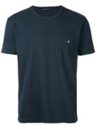 Roar Stitched Pocket T-shirt, Men's, Size: Iii, Blue, Cotton