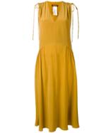 Max Mara Studio - Artello Shift Dress - Women - Silk/polyamide/acetate - 42, Brown, Silk/polyamide/acetate