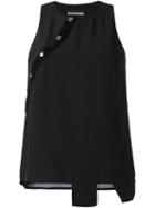 Nicopanda 'nico' Tank, Women's, Size: 4, Black, Silk