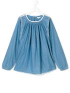 Chloé Kids Smocked Top - Blue