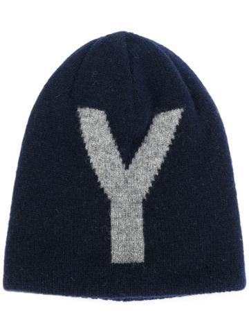 Y's Y Logo Beanie - Blue