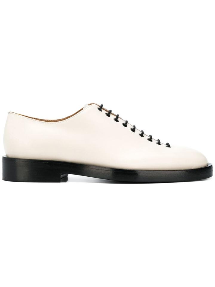 Jil Sander Classic Lace Up Shoes - White