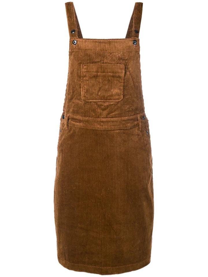 Bellerose Midi Corduroy Overalls - Brown