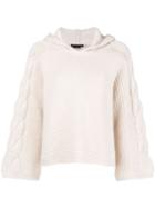 Alice+olivia Hooded Sweater - Neutrals