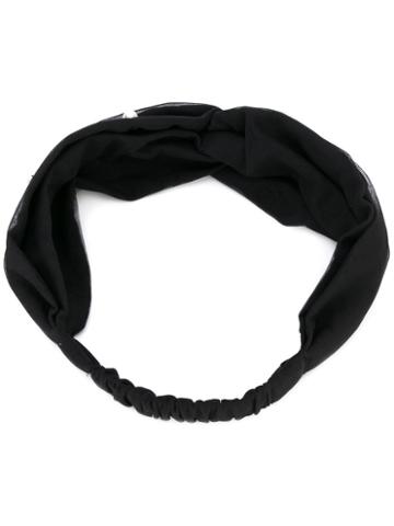 Ca4la - Embellished Headband - Women - Cotton/polyester/rayon - One Size, Black, Cotton/polyester/rayon