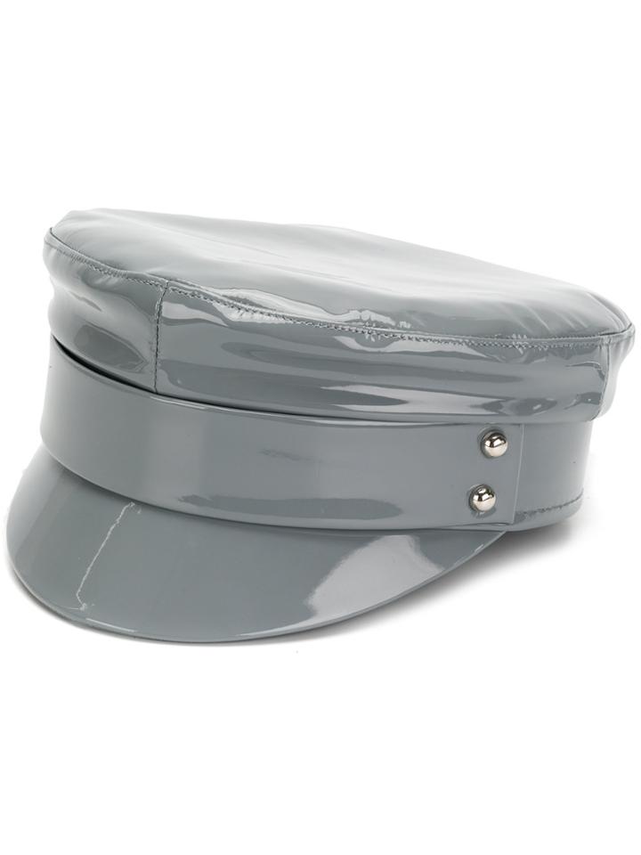 Manokhi Baker Boy Hat - Grey