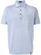 Drumohr Classic Polo Shirt, Men's, Size: Xl, Blue, Cotton