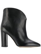 Paris Texas Leather Ankle Boots - Black