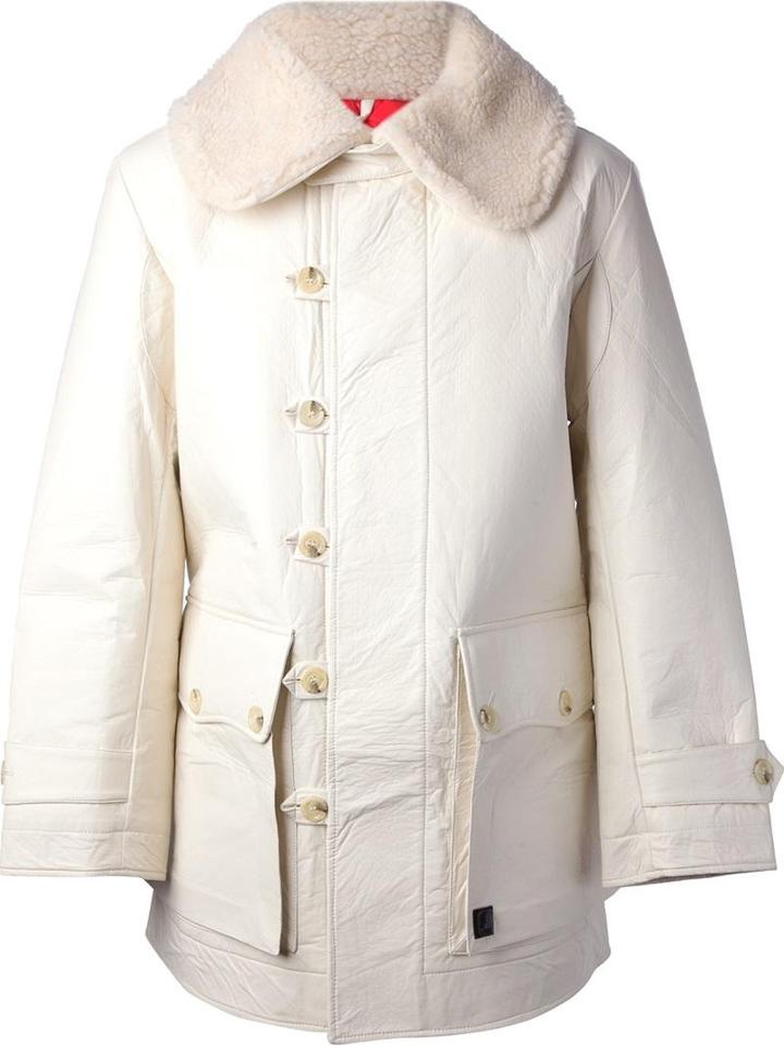 Walter Van Beirendonck Vintage Faux Fur Collar Parka