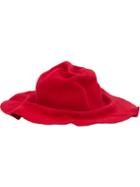 Horisaki Design & Handel Flat Hat, Men's, Size: Medium, Red, Rabbit Fur Felt