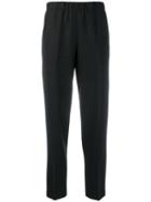 Kiltie Elasticated Waist Trousers - Black