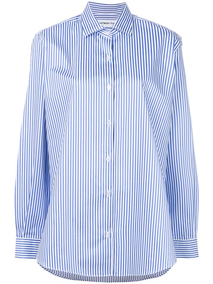 Department 5 Striped Shirt - Blue