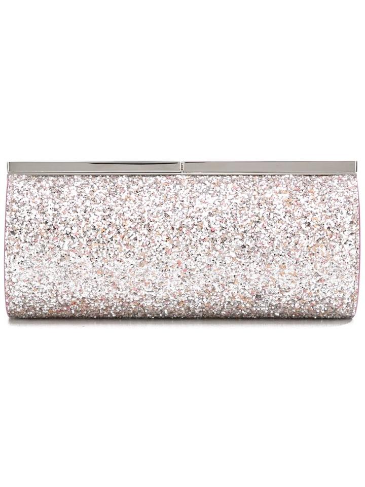 Jimmy Choo Trinket Clutch, Grey, Pvc/metal (other)