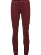 7 For All Mankind Skinny Jeans, Women's, Size: 30, Red, Lyocell/rayon/cotton/spandex/elastane