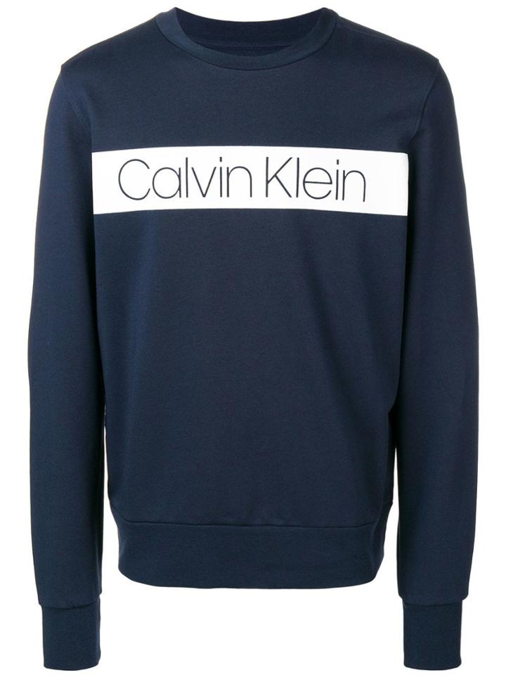 Calvin Klein French Terry Sweater - Blue