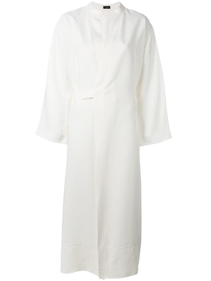 Joseph Kimono Wrap Dress, Women's, Size: 40, White, Viscose